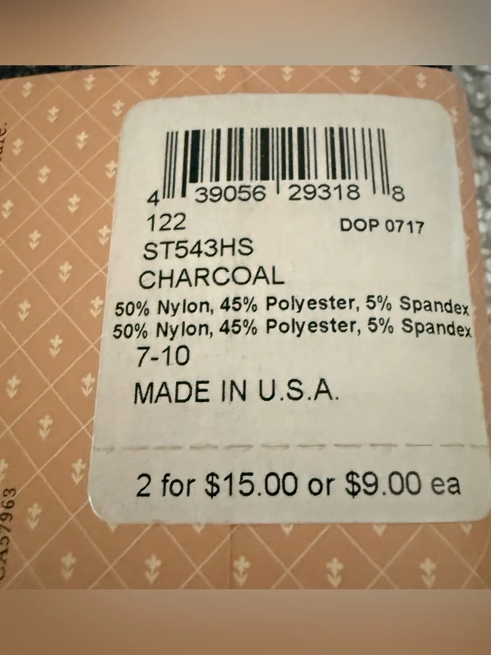 Ruby & Bloom Microfiber Footed Tights from Nordstrom - Charcoal Size 7-10 Yrs